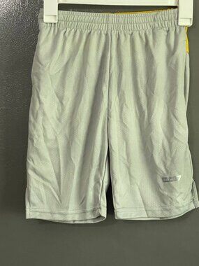 Boys Athletic Mesh Shorts Gray 8